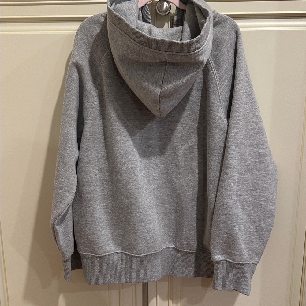 Zara Light Gray Zip-Up Hoodie - Picture 5 of 7